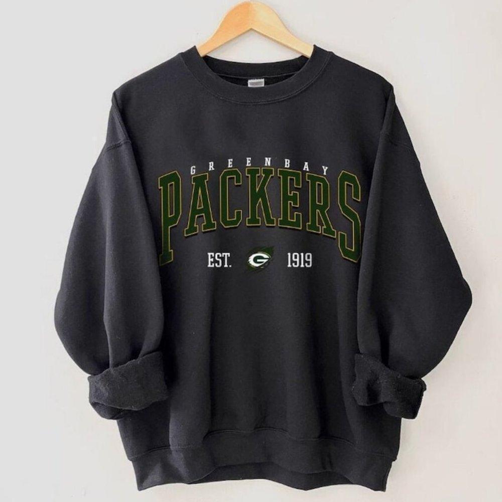 Football Green Bay Crewneck Green Bay Football Sweatshirt
